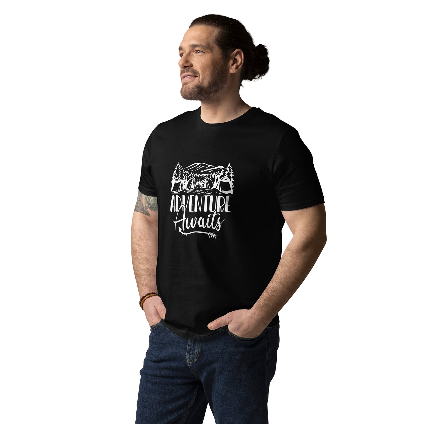 Adventure Awaits Organic Cotton t-shirt - Men