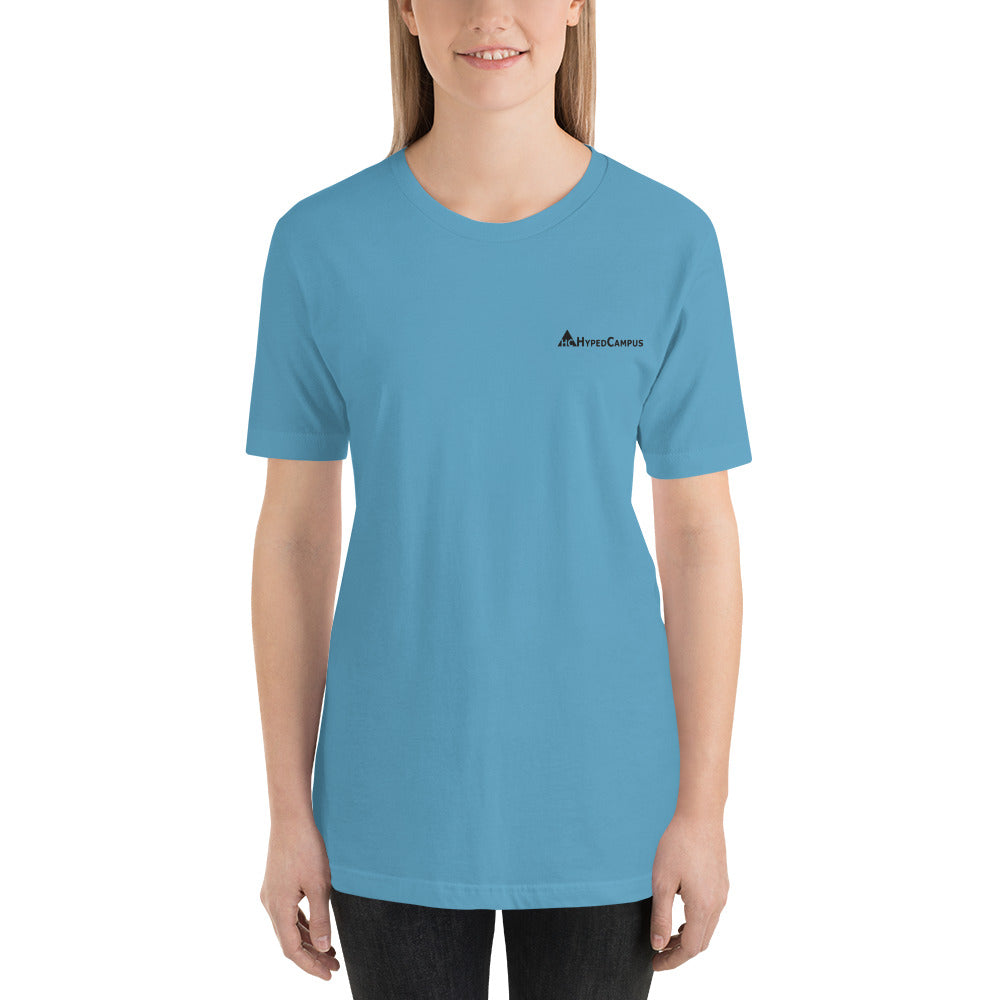 HypedCampus Embroidered Short-Sleeve Unisex T-Shirt