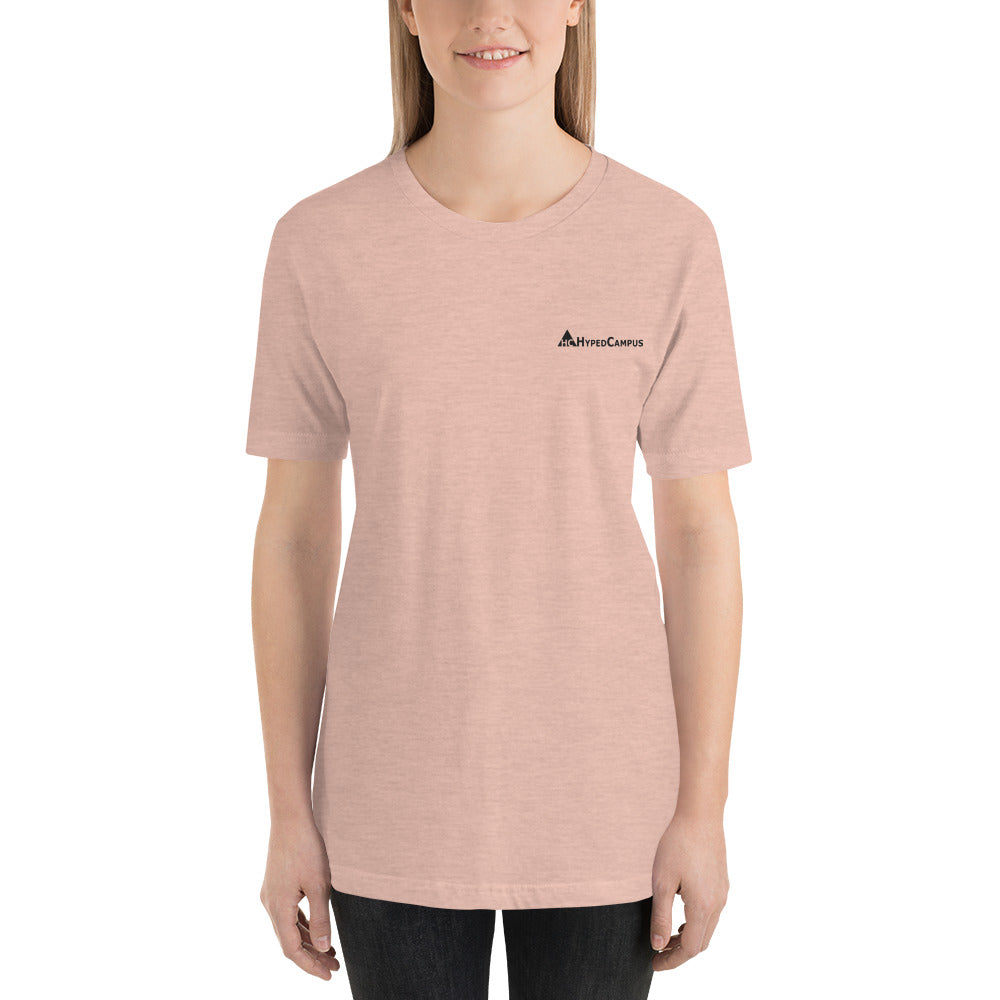 HypedCampus Embroidered Short-Sleeve Unisex T-Shirt