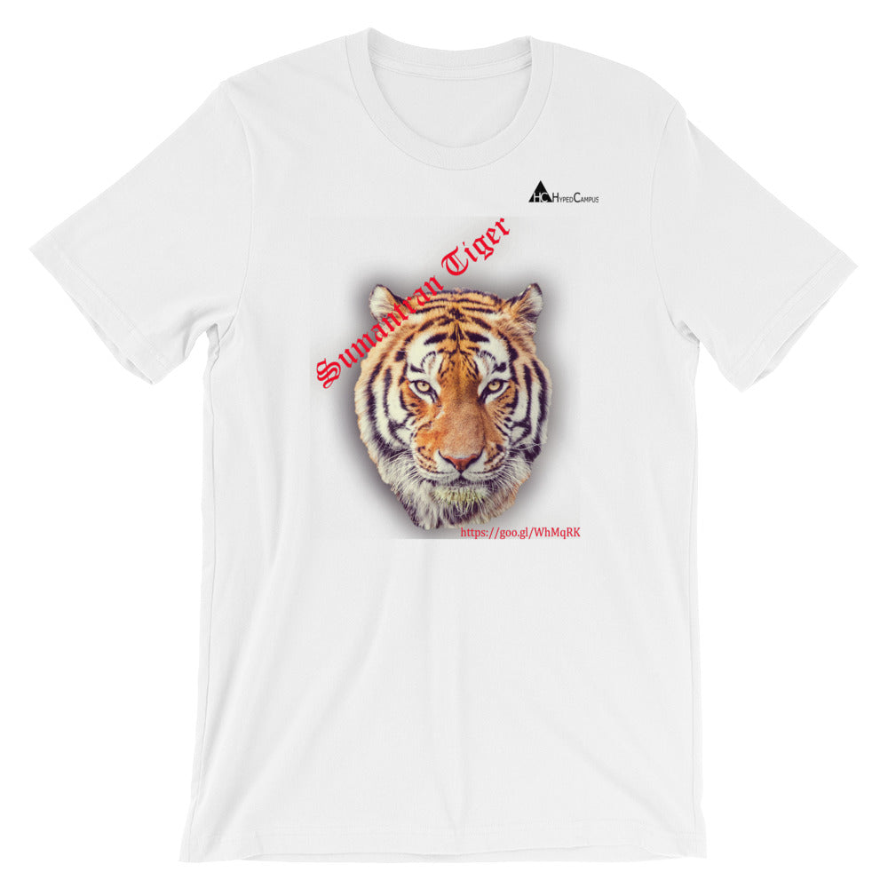 Camiseta unisex de manga corta de tigre
