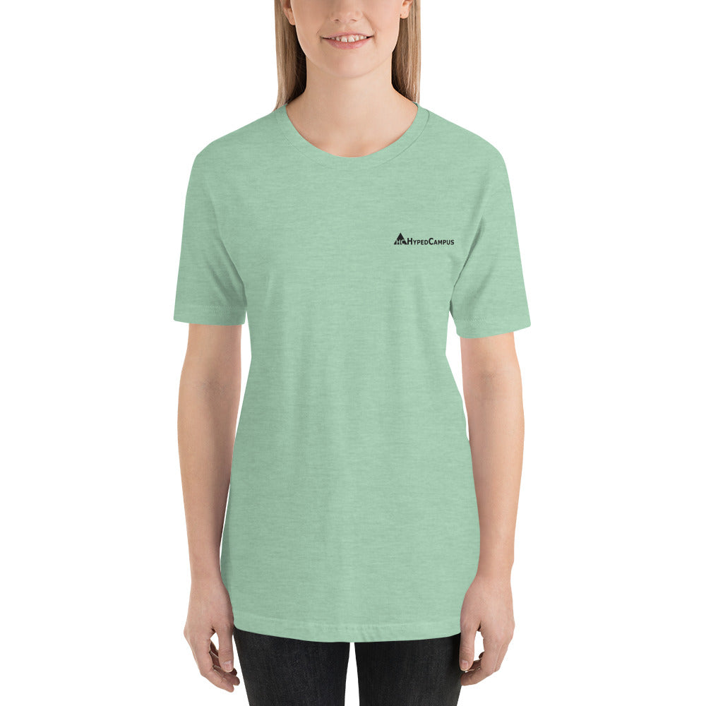 HypedCampus Embroidered Short-Sleeve Unisex T-Shirt