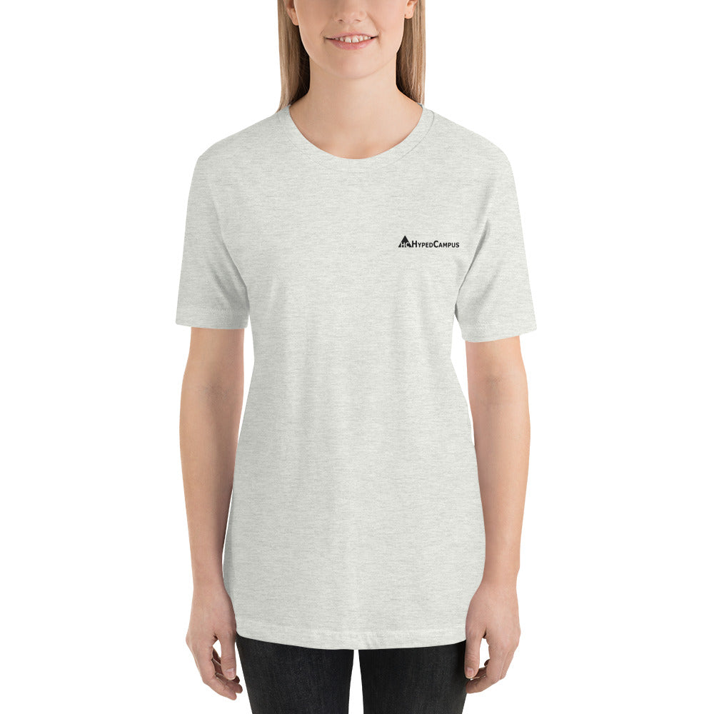 HypedCampus Embroidered Short-Sleeve Unisex T-Shirt