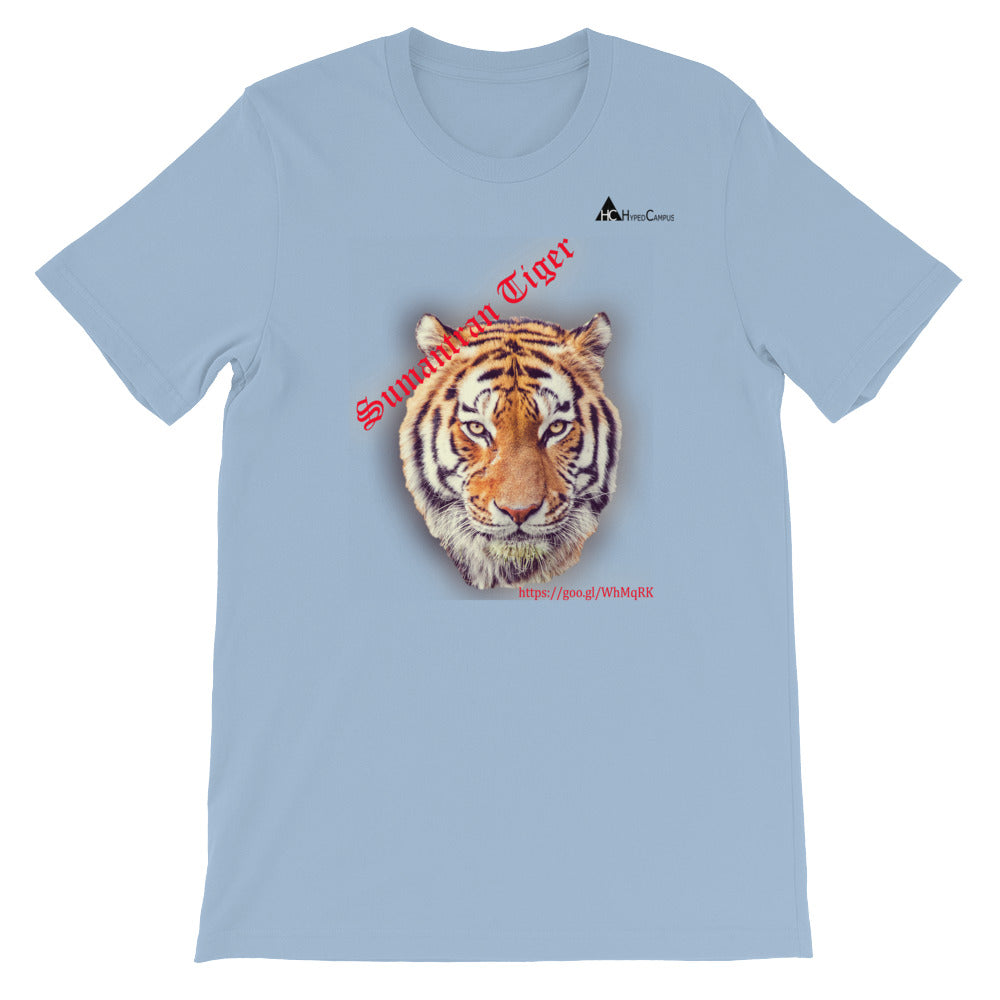 Camiseta unisex de manga corta de tigre